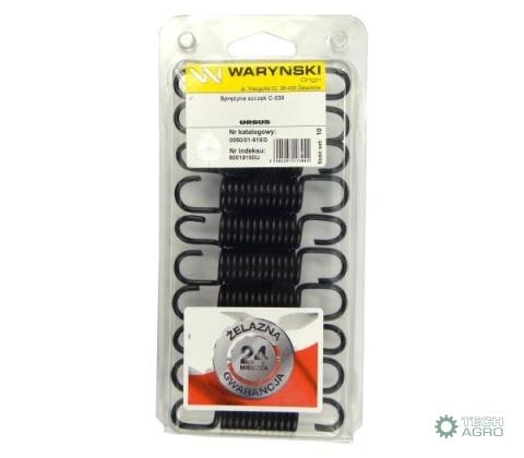 Sprężyna szczęk sprzedawane po 10 C-330ORYGINAŁ URSUS