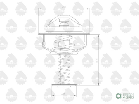 Termostat C-360 ORYGINAŁ URSUS