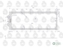 Uszczelka pokrywy górnej skrzyni biegówkrążelit 0.8mm C-360 ( sprzedawane po 5 ) ORYGINAŁ URSUS