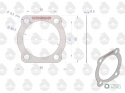 Uszczelka pokrywy przystawki krążelit 0.8mm Zetor ( sprzedawane po 10 ) ORYGINAŁ URSUS