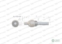Przegub kierowniczy 235mm- M24x1,5; M28x1,5 AL110918 WARYŃSKI
