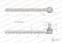 Przegub kierowniczy 311mm AL39022 WARYŃSKI