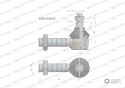 Przegub kierowniczy 3/4' K262853 WARYŃSKI