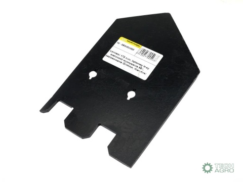 Lemiesz 172 mm, listwowy lewy szerokośćwyorywania 580, zastosowanie Grimme, Waryński