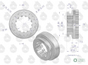 Koło sprzęgło IV i V biegu C-360 ORYGINAŁ URSUS