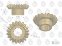 Koronka mechanizmu 40112538 C-360/Zetor ORYGINAŁ URSUS