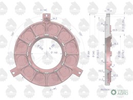 Tarcza dociskowa I stopnia C-330/360 ORYGINAŁ URSUS