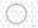 Uszczelka pokrywy mechanizmu różnicowego krążelit 0.5mm C-360 ( sprzedawane po 5 ) ORYGINAŁ URSUS