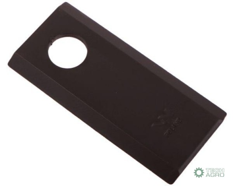 Nóż, nożyk kosiarka 103X48X4mm otwór 19zastosowanie 122331 Fella WARYŃSKI ( sprzedawane po 25 )