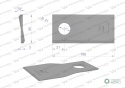 Nóż. nożyk kosiarka lewy 108X50X3mm otwór 21 zastosowanie RF 108/3 Famarol WARYŃSKI ( sprzedawane po 25 )
