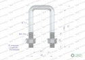 Jarzmo, Cybant, M8 27x60, 1655004550/U,Waryński