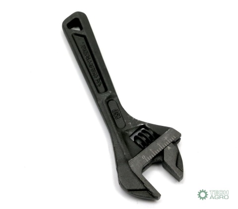 Klucz nastawny ze stali CrV 150 mm Waryński