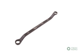 Klucz oczkowy odsadzony 12 x 13 mm. CrVstandard ASME B107.9 Waryński