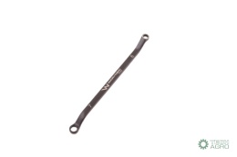 Klucz oczkowy odsadzony 6 x 7 mm. CrV standard ASME B107.9 Waryński