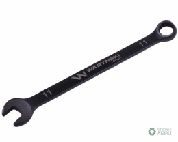 Klucz płasko-oczkowy 11 mm. CrV standard ASME B107-2010 Waryński