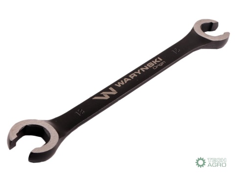 Klucz płasko oczkowy otwarty 16 x 18 Waryński