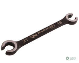 Klucz płasko oczkowy otwarty 21 x 19 Waryński
