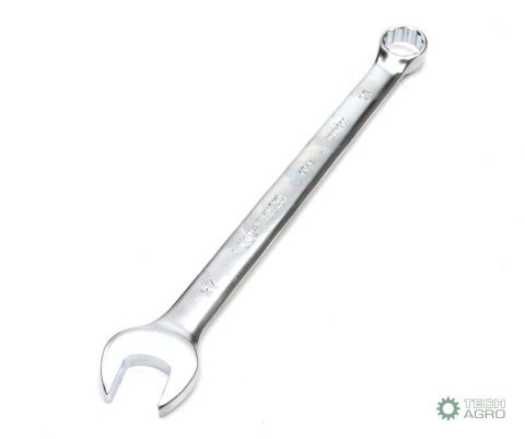 Klucz płaskooczkowy extra długi 27mm dł388mm standard ASME B107.9M Waryński