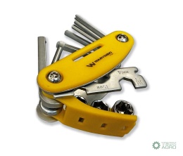 Klucze hex wkrętaki nasadki klucze rowerowe w narzędziu typu multitul 16w1 ze stali CrV Waryński