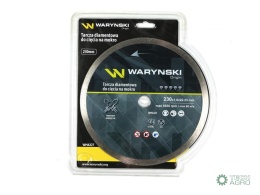 Tarcza diamentowa do cięcia na mokro pełna 230 x 22.23 mm Waryński