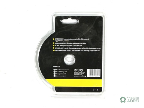 Tarcza diamentowa segmentowa 125 x22.23mm do cięcia betonu Waryński