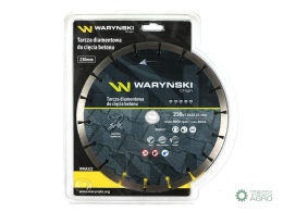 Tarcza diamentowa segmentowa 230 x22.23mm do cięcia betonu Waryński