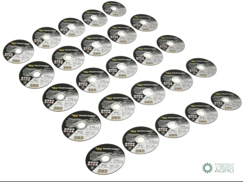 Tarcza do cięcia metalu 115 x1.0 x22.23mm wielopak Waryński (sprzedawana po 25 szt)