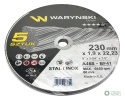 Tarcza do cięcia metalu 230 x1.9 x22.23mm Waryński (sprzedawane po 5 szt w op 5 szt)