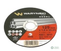 Tarcza do cięciai inoxu 125 x1.0 x22.23mm Waryński (sprzedawane po 5 szt po 5 szt)