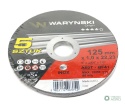 Tarcza do cięciai inoxu 125 x1.0 x22.23mm Waryński (sprzedawane po 5 szt po 5 szt)