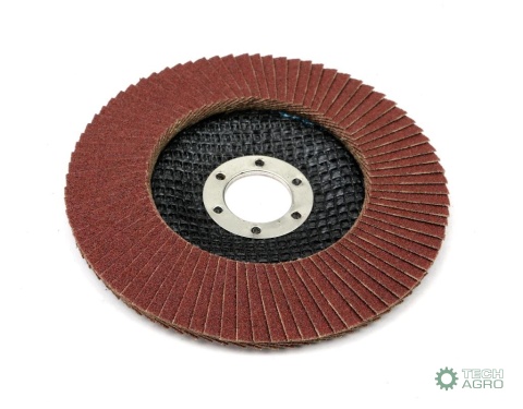 Tarcza do szlifierki 125 mm lamelkowa zelektrokorundem GR80 (sprzedawana po 10 szt.) Waryński