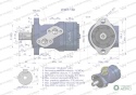 Silnik hydrauliczny orbitalny WMR 160 cm3/obr (140 bar / max.200 bar) Waryński