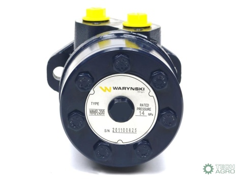 Silnik hydrauliczny orbitalny (stosowany do owijarek) WMR 200 cm3/obr (140 bar / max.200 bar) Waryński