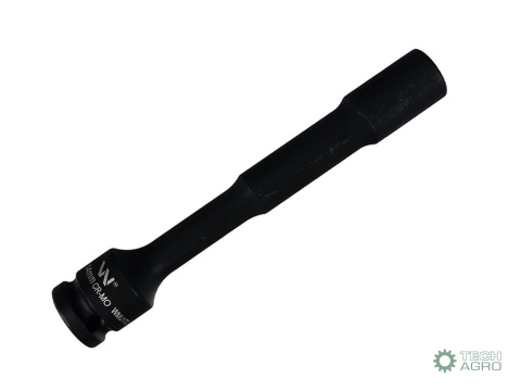 Nasadka udarowa 1/2", sześciokątna slimbardzo długa przelotowa ze stali CrMo 14mm długość 150 mm, stosowane w mechanice do klucz