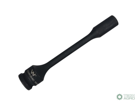 Nasadka udarowa 1/2", sześciokątna slimbardzo długa ze stali CrMo 10mm długość 150 mm, stosowane w mechanice do kluczy udarowych