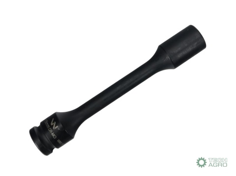 Nasadka udarowa 1/2", sześciokątna slimbardzo długa ze stali CrMo 15mm długość 150 mm, stosowane w mechanice do kluczy udarowych