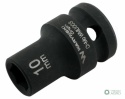 Nasadka udarowa sześciokątna 1/2". 10 mm. CrMo. DIN 3129. Waryński