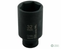 Nasadka udarowa sześciokątna długa 1/2". 32 mm. CrMo. DIN 3129. Waryński