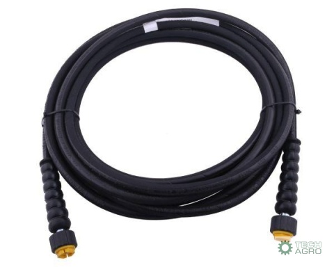 Przewód hydrauliczny myjka przedłużacz do gorącej wody (155 stopni) DN08 1SN L-5mb 220bar (do Karcher nakrętka-nakrętka) Waryńsk