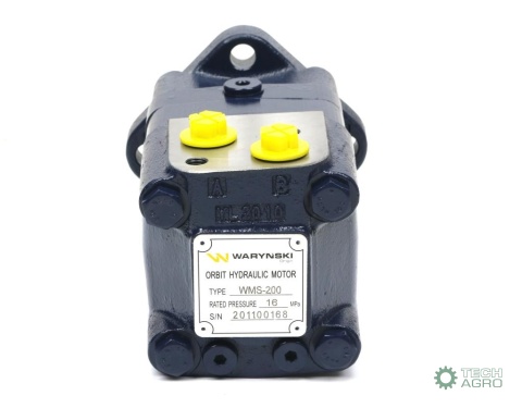 Silnik hydrauliczny orbitalny WMS 200 cm3/obr (160 bar / max.225 bar) Waryński
