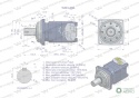 Silnik hydrauliczny orbitalny WMV 630 cm3/obr (180 bar / max.240 bar) Waryński