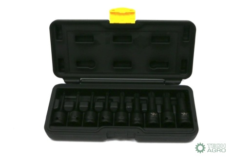 Zestaw nasadek udarowych 1/2 typu SPLINE 9 el Waryński