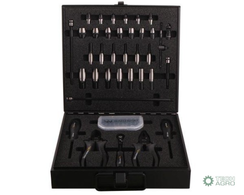 Zestaw nasadek w kasecie metalowej 68 el. Waryński