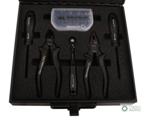 Zestaw nasadek w kasecie metalowej 68 el. Waryński