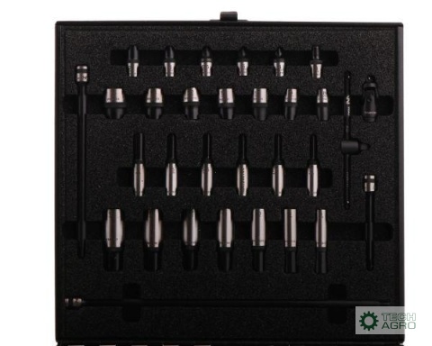 Zestaw nasadek w kasecie metalowej 68 el. Waryński