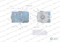 Orbitrol hydrauliczny W-ORBS 80 cm3/obrz zaworami (System Open Center - bez obciążenia) Waryński