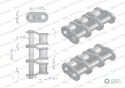 Półogniwo łańcucha P24B-3 (R3 1.1/2) Waryński