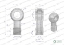 Złączka Oczkowa Fi12-8L (M14X1.5) Waryński ( sprzedawane po 2 )