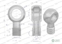 Złączka Oczkowa Fi16-8L (M14X1.5) Waryński ( sprzedawane po 2 )