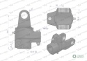 Sprzęgło na kołek wału Seria 3R 1300Nm - 27x75 - 1 3/8 Z6 WARYŃSKI